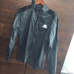 Grey windbreaker